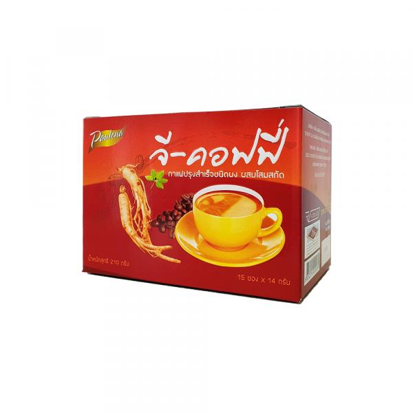 จี-คอฟฟี่ กาแฟปรุงสำเร็จชนิดผง ผสมโสมสกัด