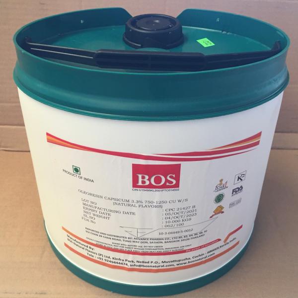 Oleoresin Capsicum 3.3% 750-1250 Cu. (W/S) / India