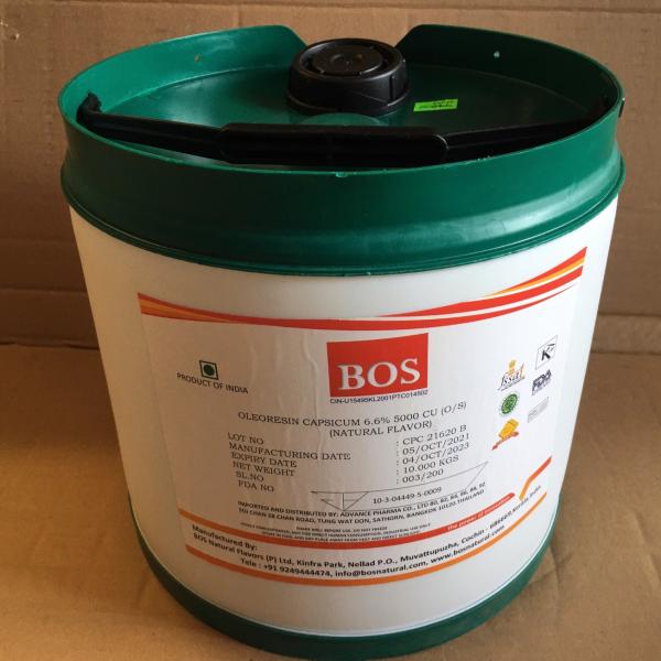 Oleoresin Capsicum 6.6% 5000 Cu. (O/S) / India