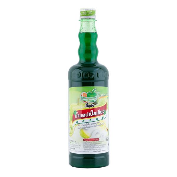 น้ำแอปเปิ้ลเขียวเข้มข้น สูตร 2 ขนาดบรรจุ 760 ml, 5000 ml.