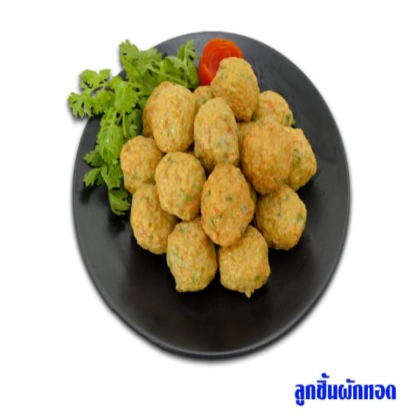 ลูกชิ้นปลาผักทอด / ลูกชิ้นผักทอด / ลูกชิ้นปลาผสมผักทอด