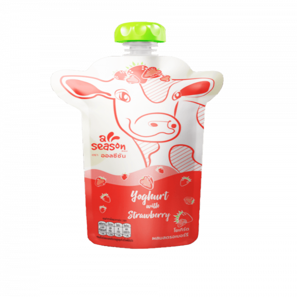 โยเกิร์ตผสมสตรอเบอร์รี่