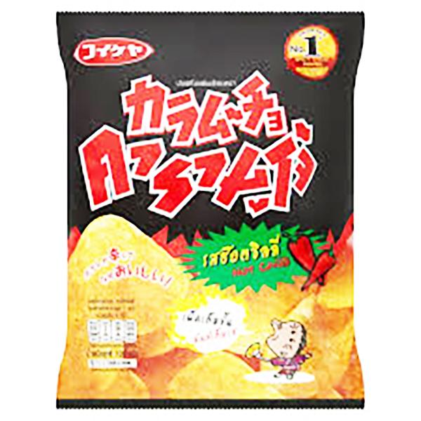 มันฝรั่งทอดกรอบชนิดแผ่นเรียบ รสฮ๊อตชิลลี่