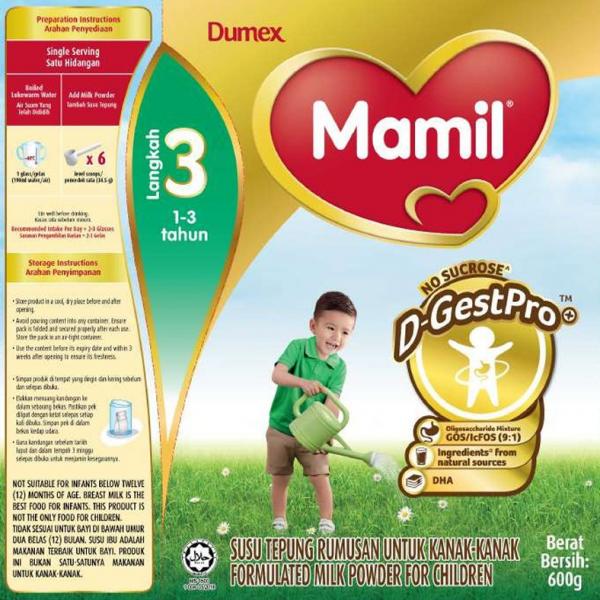 FORMULATED MILK POWDER FOR CHILDREN (MAMIL 3) / SUSU TEPUNG RUMUSAN UNTUK KANAK-KANAK (MAMIL 3)