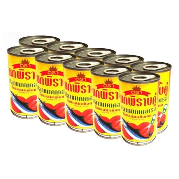 ปลาแมคเคอเรลในซอสมะเขือเทศ