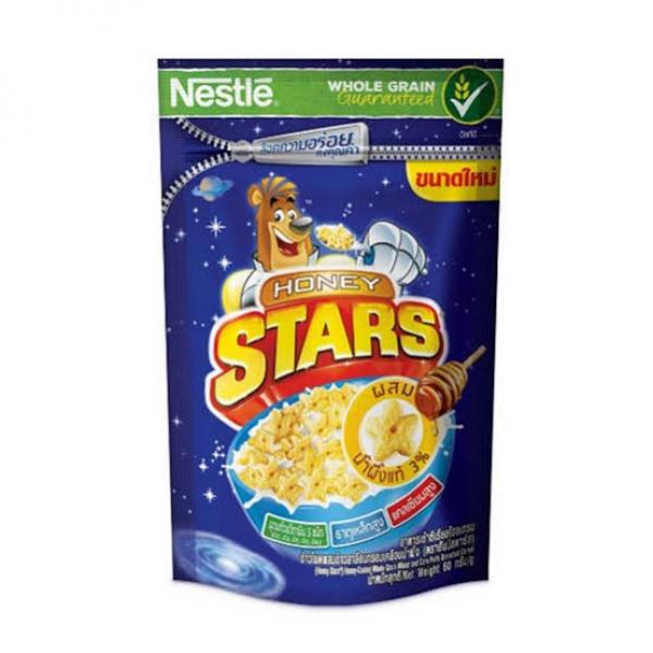 อาหารเช้าซีเรียลโฮลเกรน ข้าวโพดผสมข้าวสาลีอบกรอบเคลือบน้ำผึ้ง