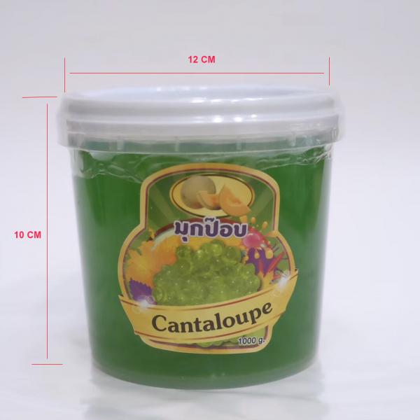 Cantaloupe Popping Boba Fruit Ball