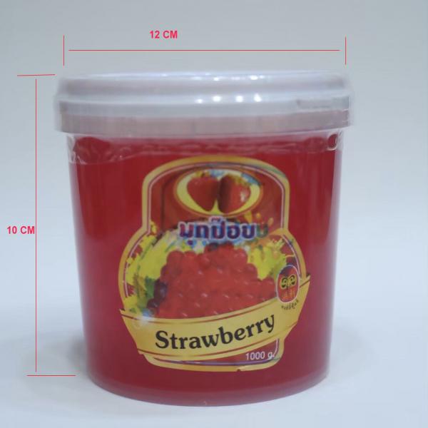 Strawberry Popping Boba Fruit Ball