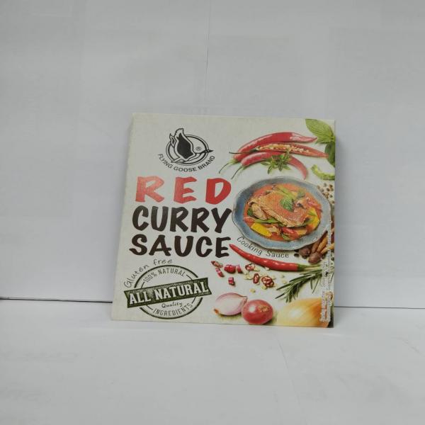 ซอสผัดแกงแดง วัตถุดิบธรรมชาติ และไม่ใส่วัตถุกันเสีย