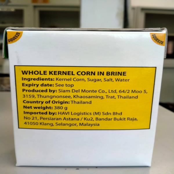 Whole Kernel Corn in Brine
