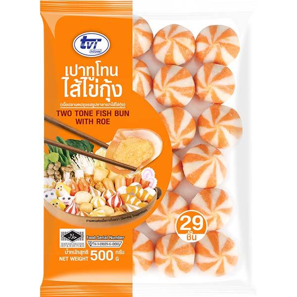 FROZEN TWO TONE FISH BUN WITH ROE