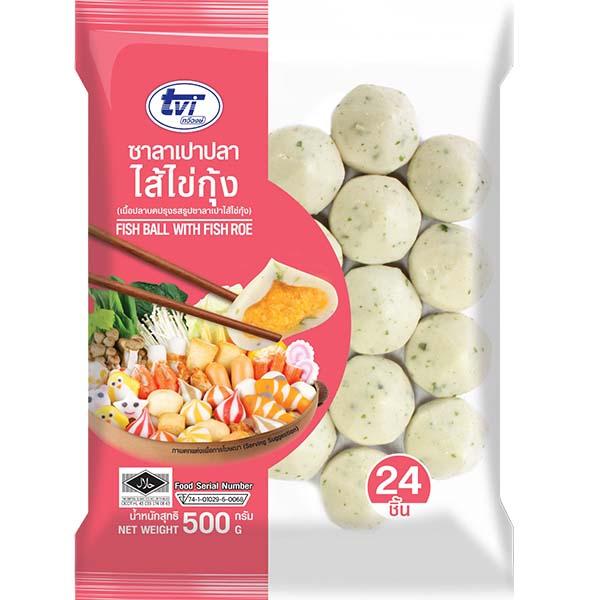 ซาลาเปาปลาไส้ไข่กุ้ง