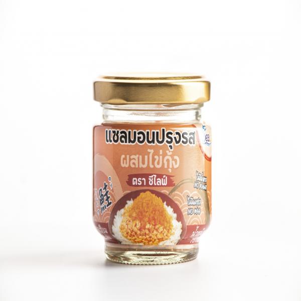 แซลมอนปรุงรสผสมไข่กุ้ง