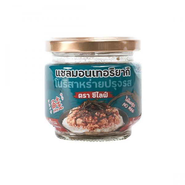 แซลมอนเทอริยากิโนริสาหร่ายปรุงรส