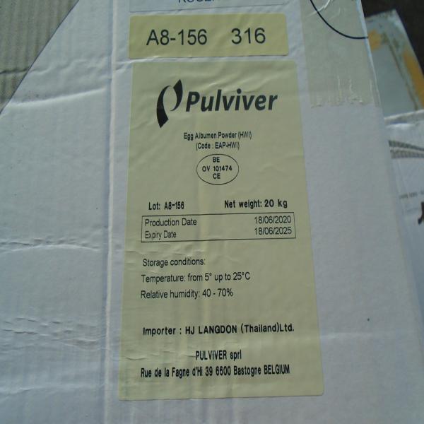 Egg Albumin Powder / Belgium