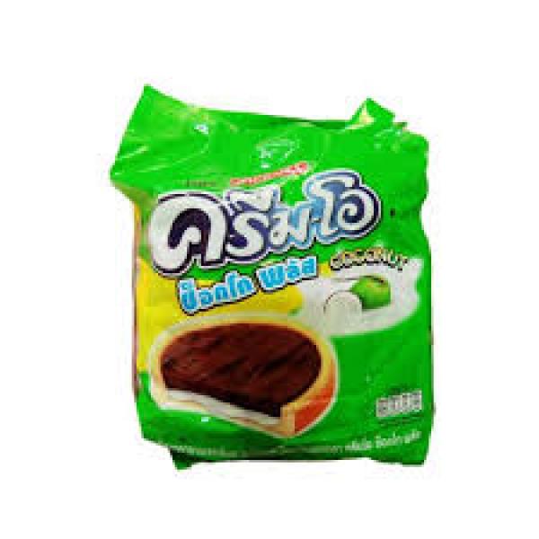 Crunchy Cookies with Caramel Coconut flavoured and Chocolate