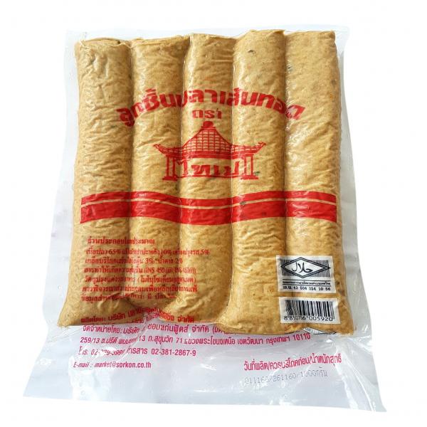 ลูกชิ้นปลาเส้นทอด