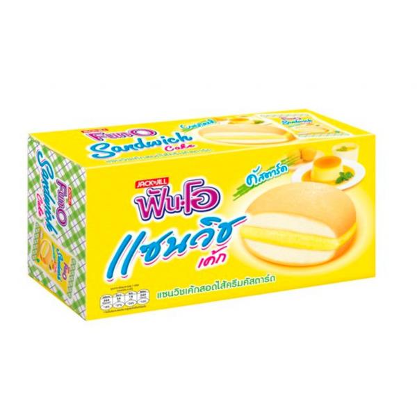 Sandwich cake with custard cream