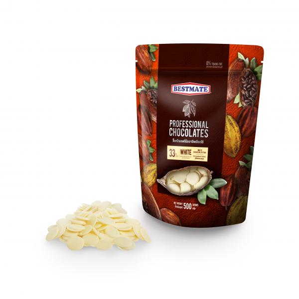 ไวท์ คูเวอร์เจอร์ บัทเทินส์ (ชนิดกระดุม)