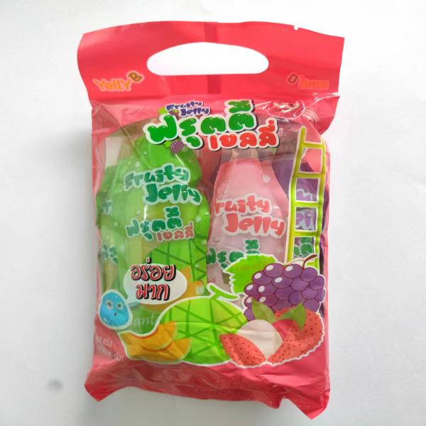 FRUITY JELLY MIX (LYCHEE, CANTALOUPE, GRAPE, ORANGE)