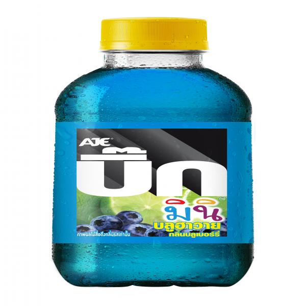 Carbonated drink (AJE BIG MINI BLUE HAWAII BLUEBERRY FLAVOUR )