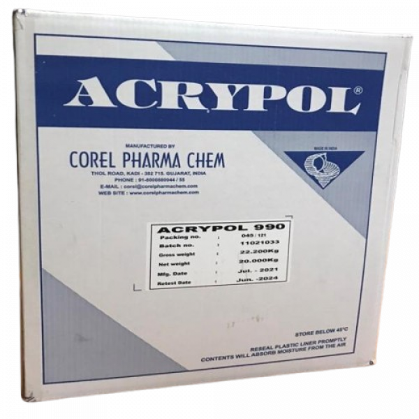 ACRYPOL 990/ COREL PHARMA CHEM /INDIA