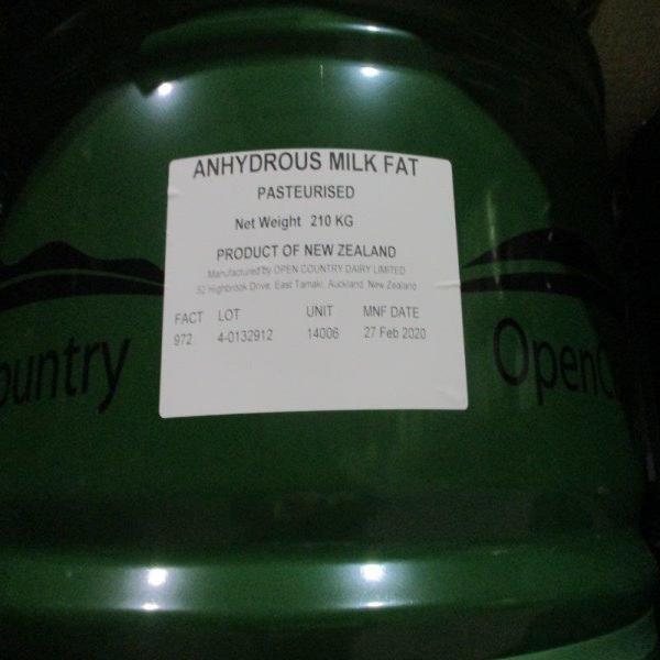 Anhydrous Milk Fat / New Zealand
