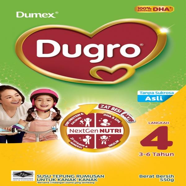 FORMULATED MILK POWDER FOR CHILDREN, ORIGINAL (DUGRO 4) / SUSU TEPUNG RUMUSAN UNTUK KANAK-KANAK, ASLI (DUGRO 4)