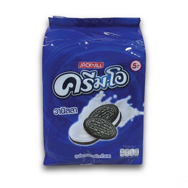 คุกกี้แซนวิชรสช็อกโกแลตสอดไส้ครีมกลิ่นวานิลลา