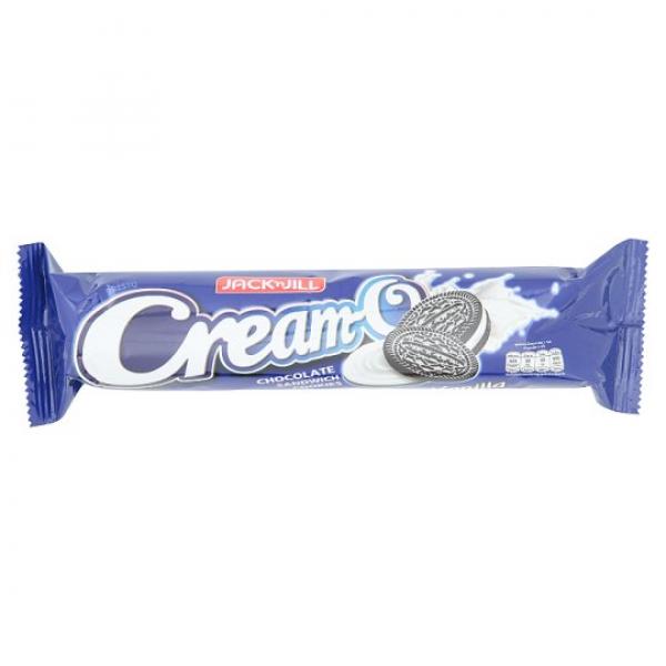 คุกกี้แซนวิชรสช็อกโกแลตสอดไส้ครีมกลิ่นวานิลลา