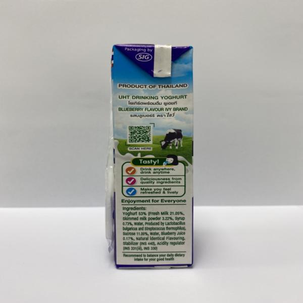 UHT DRINKING YOGHURT BLUEBERRY FLAVOUR