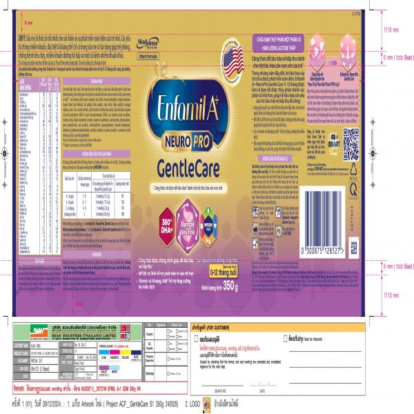 Enfamil A+NeuroPro Gentle Care Infant Formula for Children up to 0-12 months of age