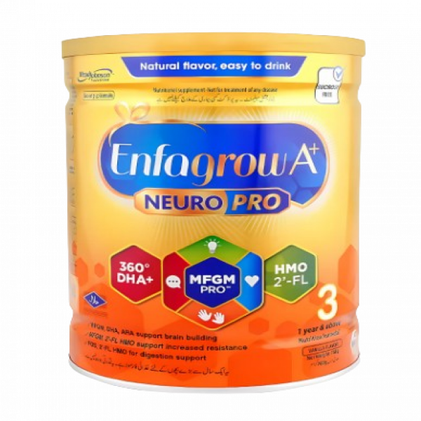 Enfagrow A+NeuroPro 3 with 2'-FL HMO Vanilla flavor Follow Up Formula for children ages 1-3 years old