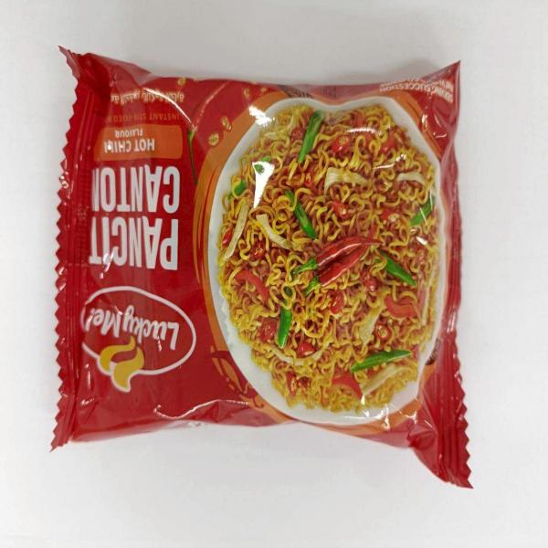 Lucky Me! PANCIT CANTON FRIED NOODLES HOT CHILLI FLAVOUR