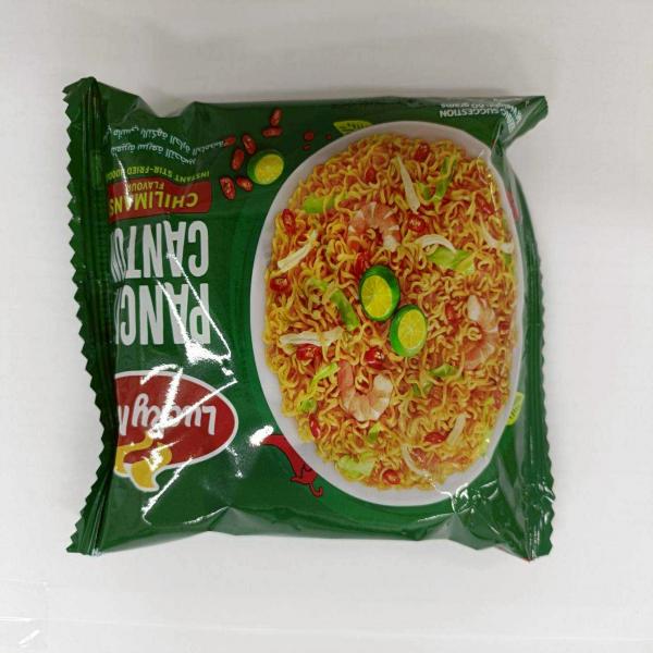 Lucky Me! PANCIT CANTON FRIED NOODLES CHILLIMANSI FLAVOUR