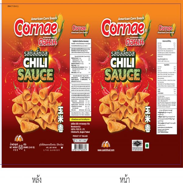 Corn Snack Chili Sauce Flavour