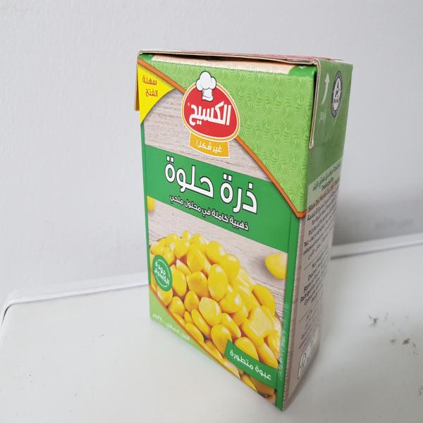 ข้าวโพดหวานชนิดเม็ดในน้ำเกลือ