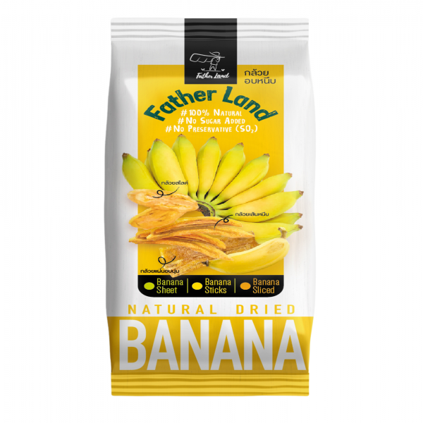 Natural dried banana