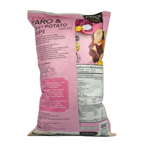 Taro & sweet potato chips mixe