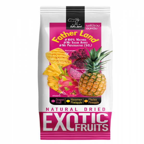 Natural dried mixed fruits