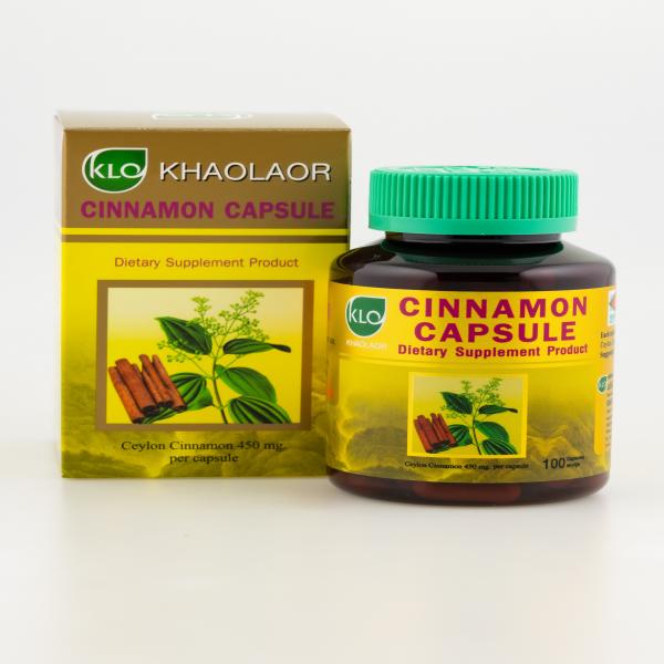 อบเชย แคปซูล (ผลิตภัณฑ์เสริมอาหาร)