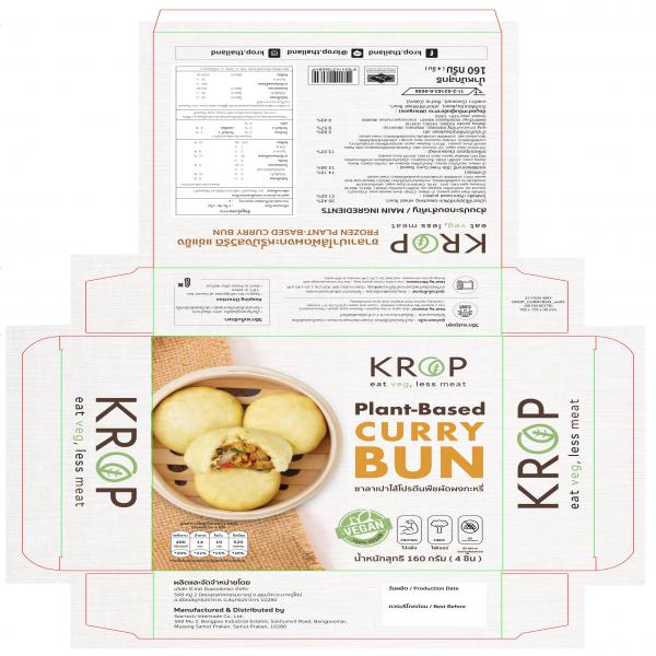 Frozen Plant Based Curry Bun