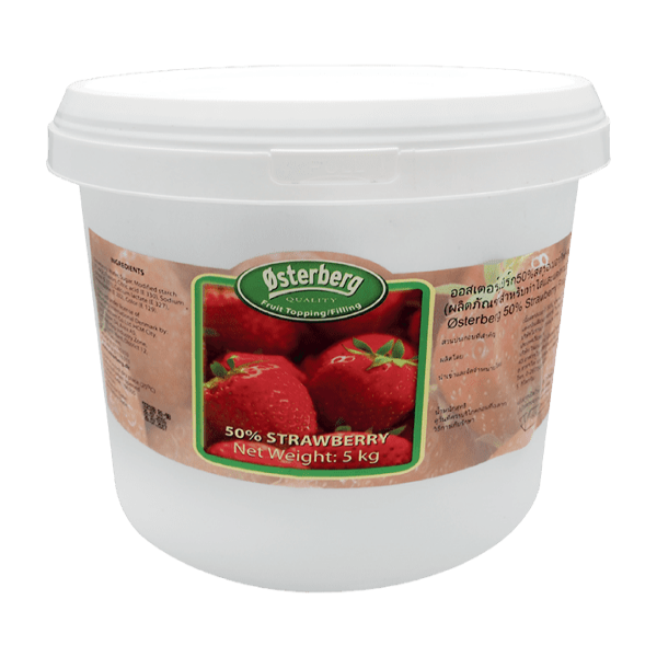 Osterberg 50% Strawberry Fruit Topping & Filling - Orana Vietnam Co., Ltd / Vietnam