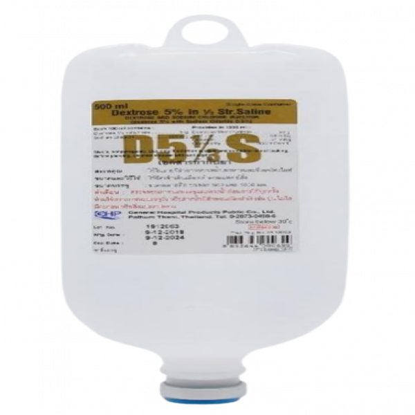 Dextrose 5% in 1/3 STR. Saline
