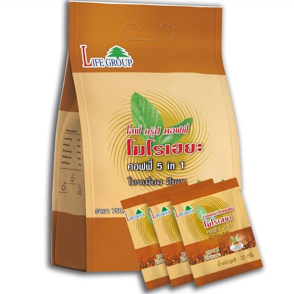 กาแฟปรุงสำเร็จผสมผักโมโรเฮยะ