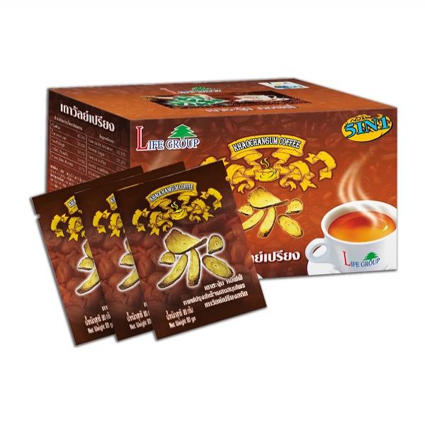 INSTANT COFFEE MIXED WITH DERRIS SCANDENS BENTH EXTRACT