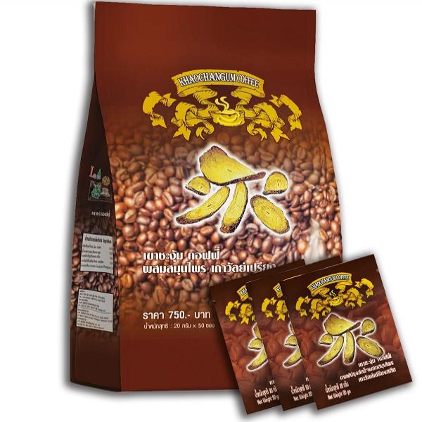 กาแฟปรุงสำเร็จผสมสมุนไพรเถาวัลย์เปรียงสกัด