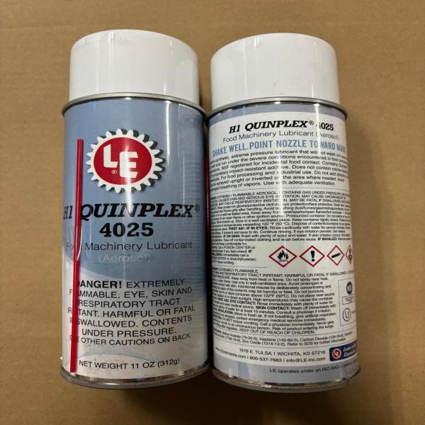 4025 H1 QUINPLEX FOOD MACHINERY LUBRICANT / LUBRICANTION ENGINEERS, INC. / USA