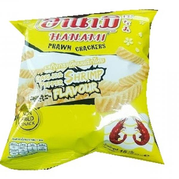 HANAMI® GARLIC & PEPPER SHRIMP FLAVOUR PRAWN CRACKERS