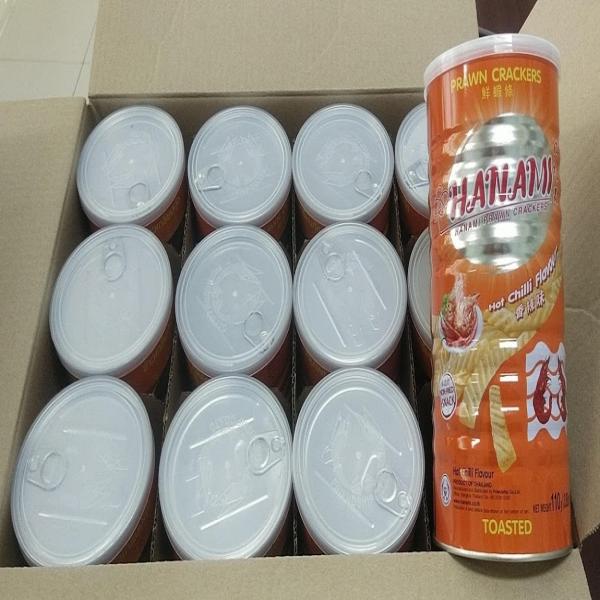 ข้าวเกรียบกุ้ง รสฮอตชิลลี่